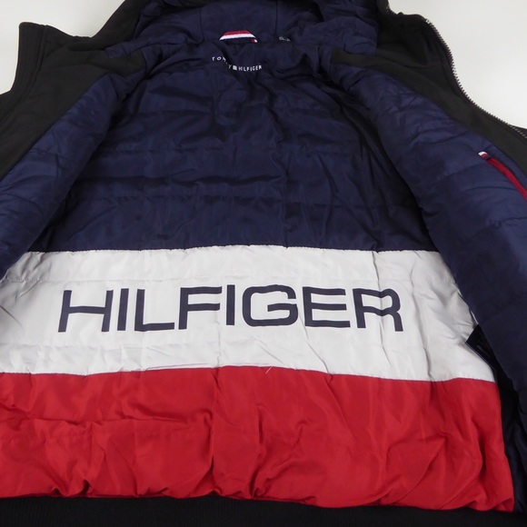 Tommy Hilfiger Softshell Hooded Bomber Jacket NWT - Picture 10 of 12